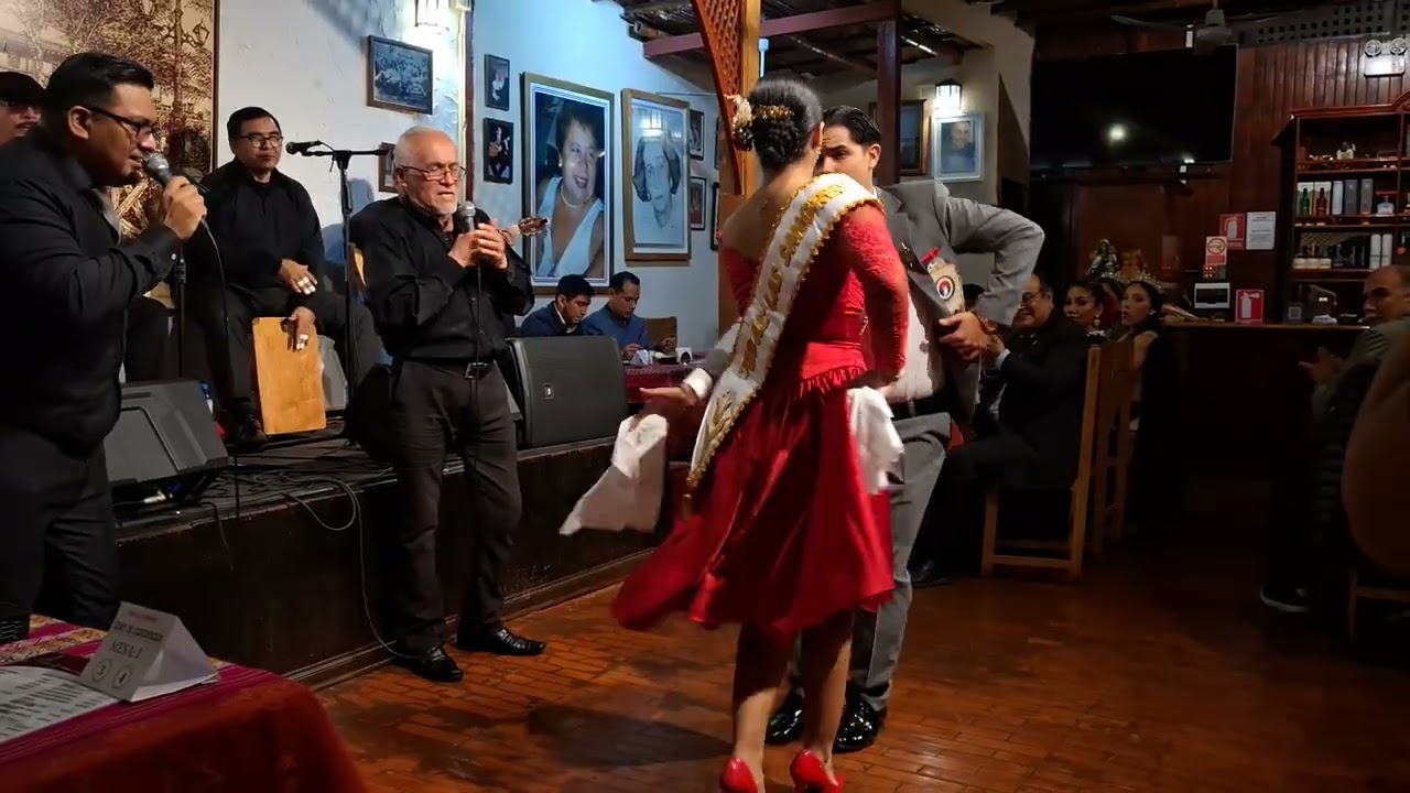 Marinera Limeña Todas las Sangres campeones Juveniles 2024 cena de coronación 2025