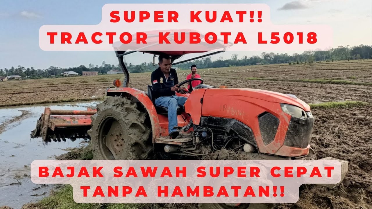 СУПЕР МОЩНЫЙ! ТРАКТОР КУБОТА L5018 | СУПЕР БЫСТРЫЙ ПОРОШОК БЕЗ ПРЕПЯТСТВИЙ!!