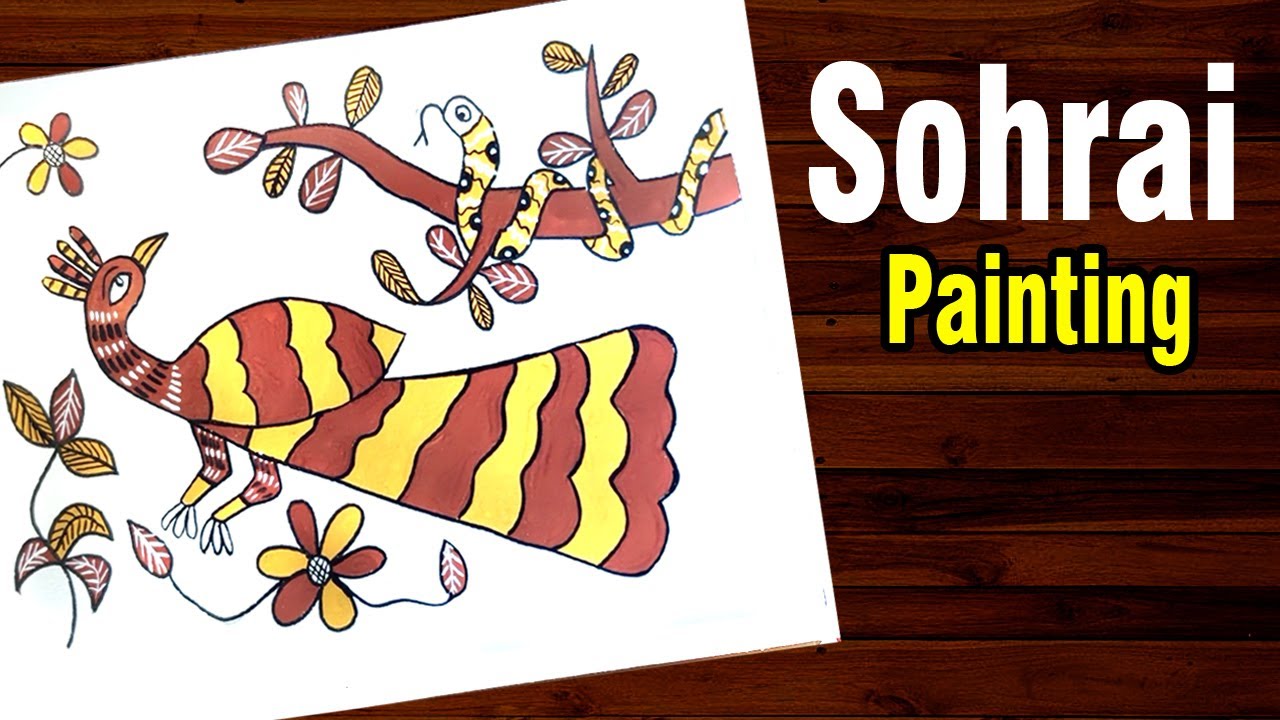 Sohari Painting | Tribal Art | Sohrai Paintings of Jharkhand | सोहराई पेंटिंग