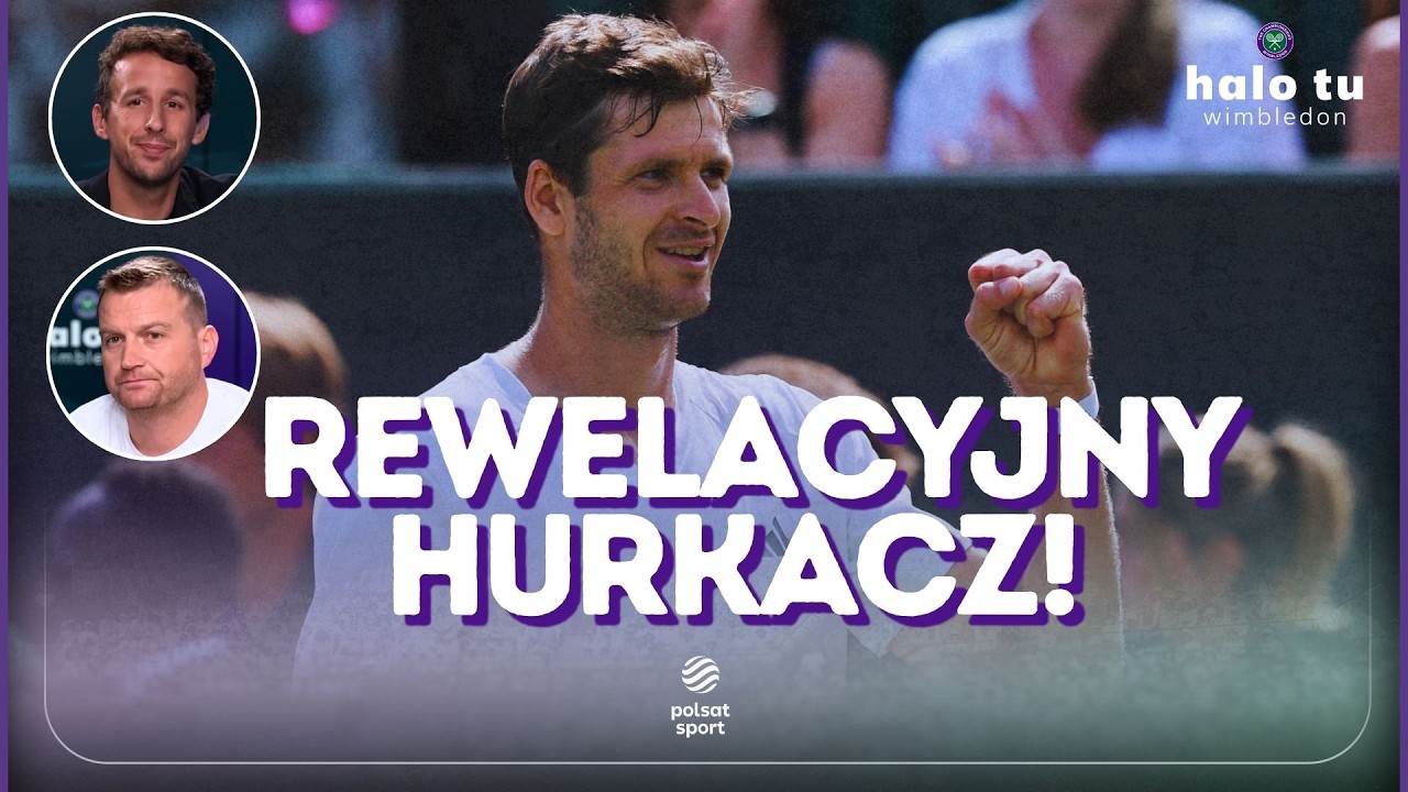 HUBERT HURKACZ GRA DALEJ! ZIELIŃSKI I DRZEWIECKI ZA BURTĄ I HALO TU WIMBLEDON