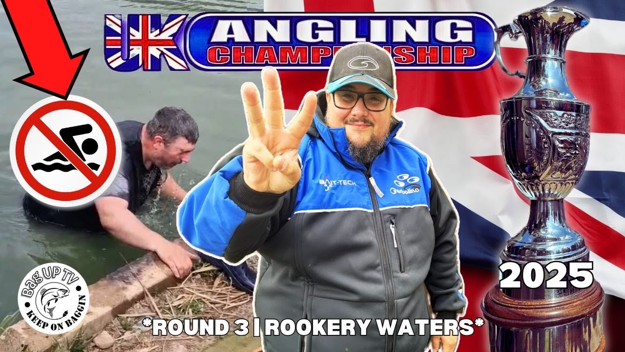 NO SWIMMING ALLOWED!  UK ANGLING CHAMPIONSHIP 2025 AT ROOKERY WATERS | ROUND 3 | BAGUPTV
