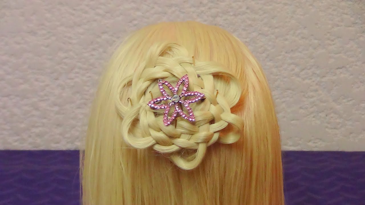 COMO HACER LA TRENZA DE 5  ESTRELLA / FLOR |  FLOWER OR STAR  BRAID - VIRIYUEMOON