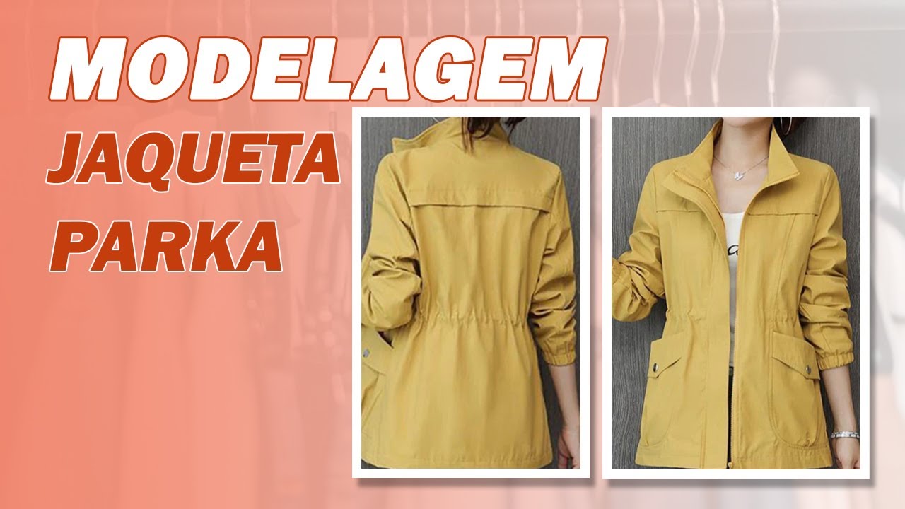 COMO FAZER JAQUETA PARKA | MODELAGEM PASSO A PASSO