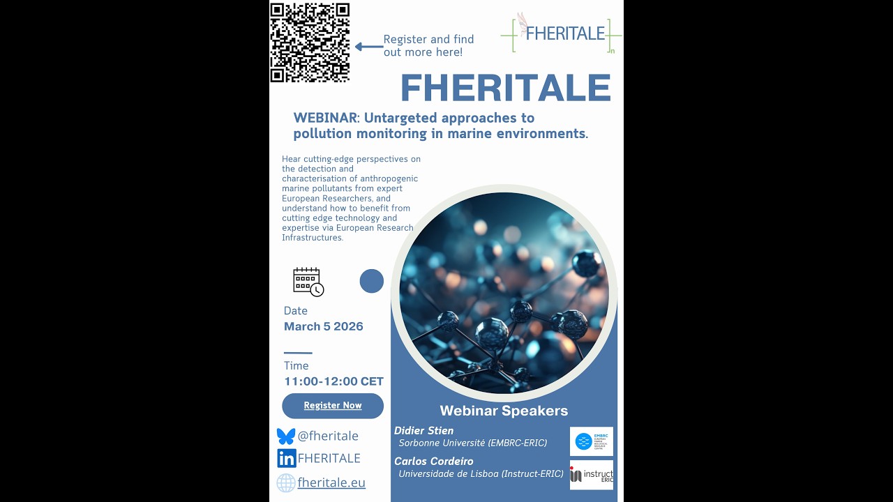 FHERITALE Webinar 3 | Untargeted approaches to marine pollutant monitoring