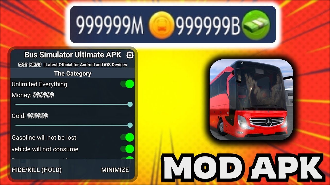 Bus Simulator Ultimate MOD APK 2025  - Unlimited Money & All Buses Unlocked iOS & Android Hack