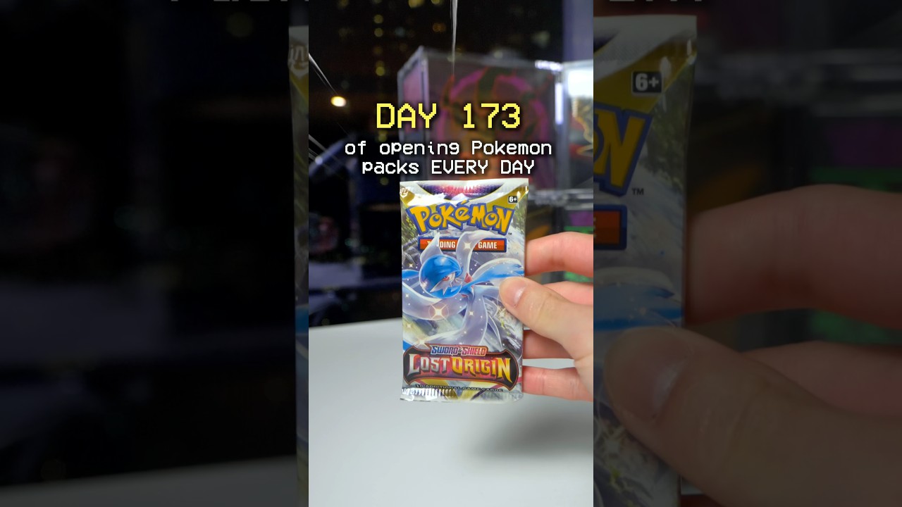 Opening Lost Origin until we pull Giratina! Lost Origin Booster Pack Opening 🔥 #pokemonshorts