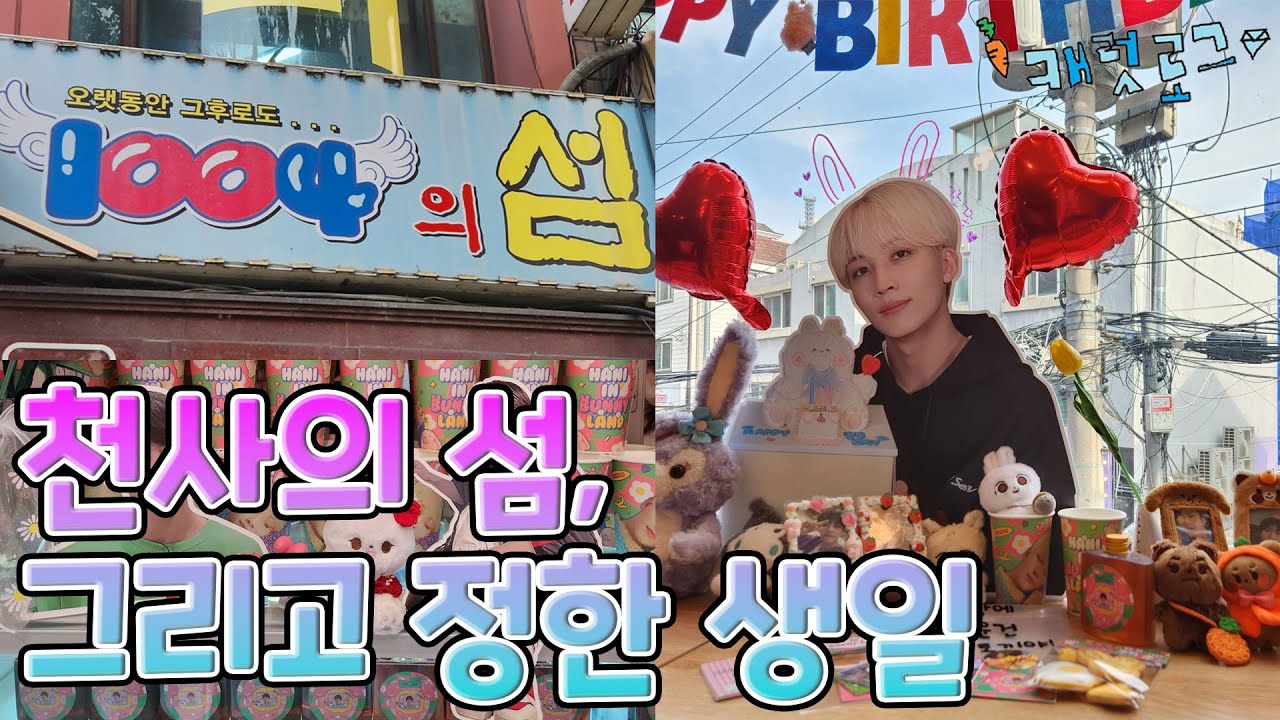 [캐럿로그💎] 1004의 섬에서 천사 생파하기 | 정한 생일카페 | 정한 생일 | 천사의 섬 | 정한 생카 | 세븐틴 생카투어 | 해신탕 | 캐럿일상