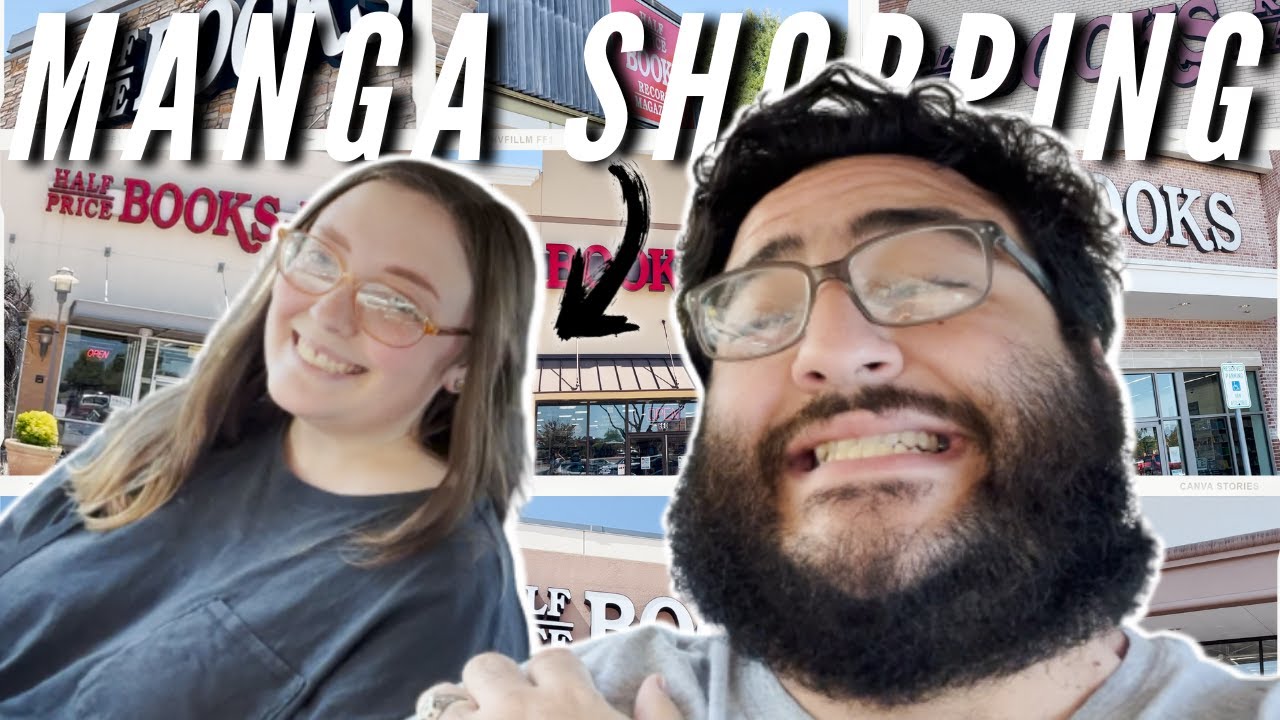 we bought manga at EVERY (11) Half-Price Books in Dallas TX! | manga shopping & HAUL | My Waifu & Me
