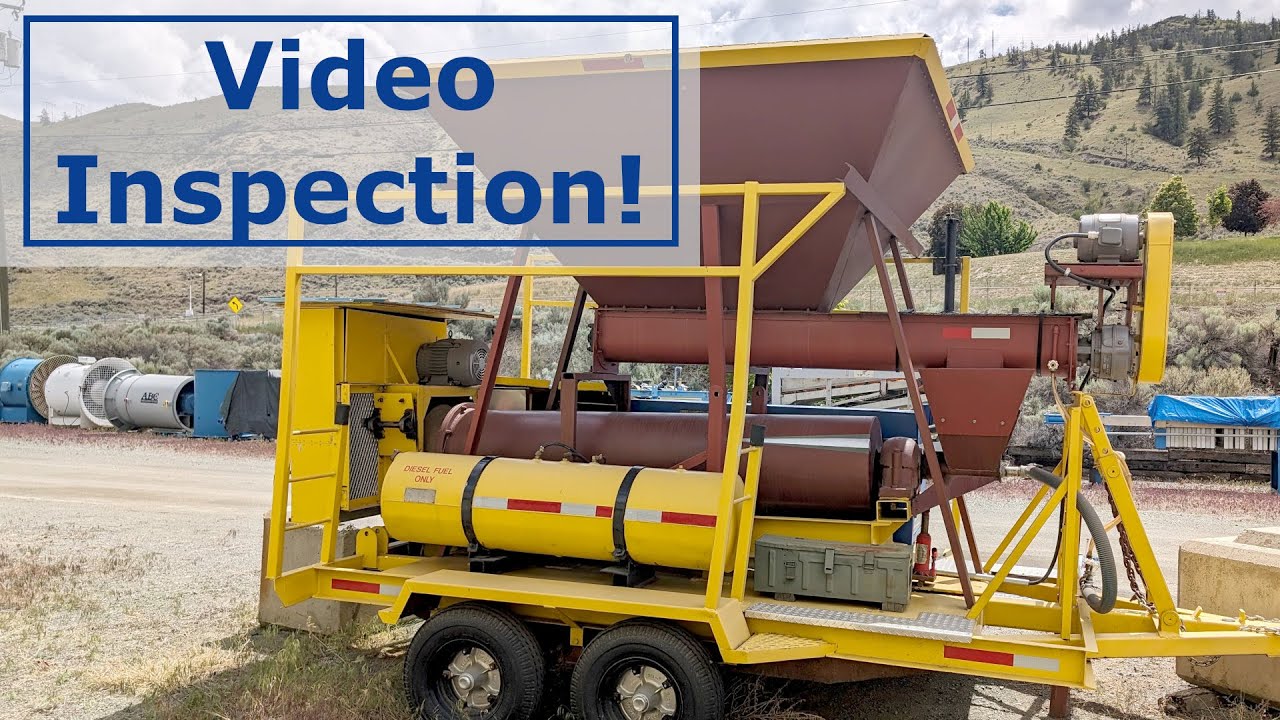 Inspection of Portable Wash Plant with 18