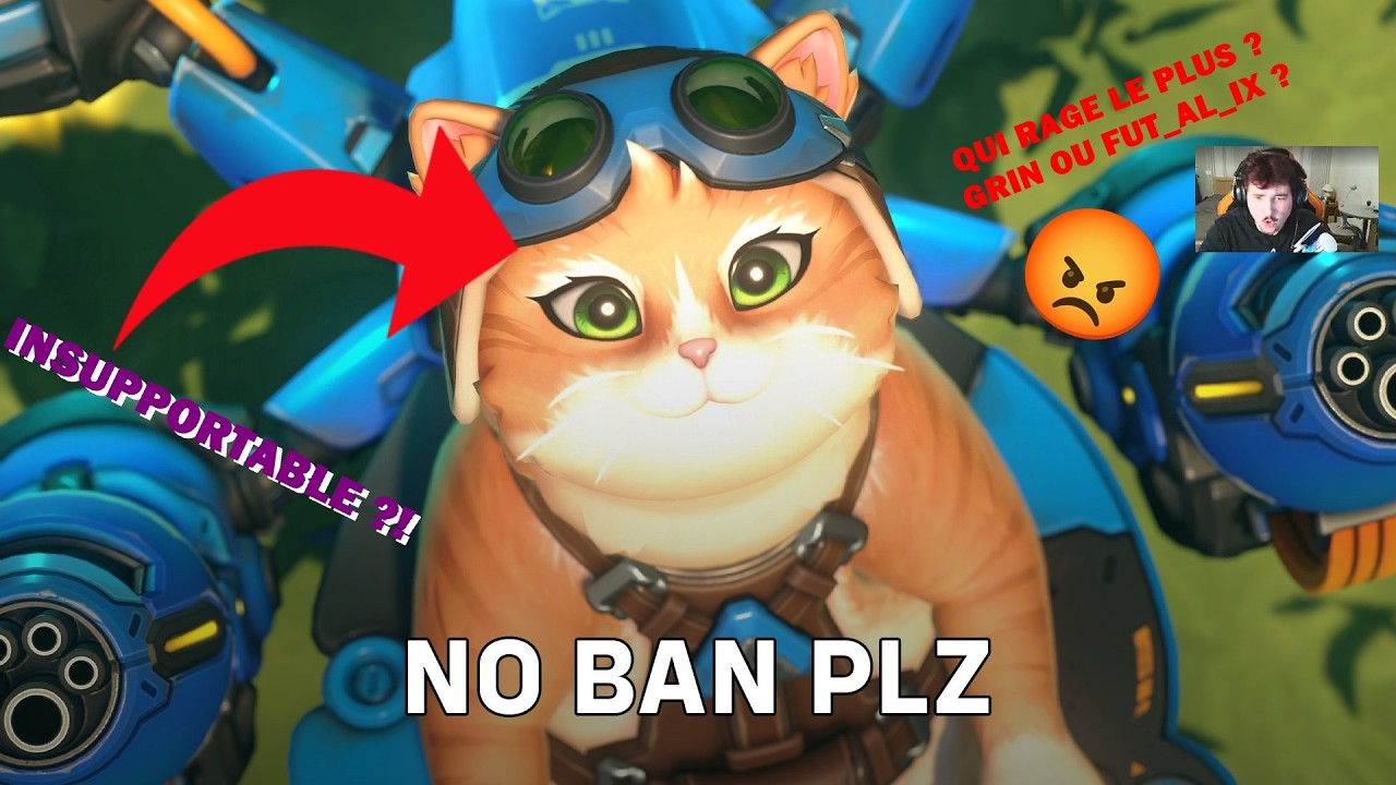 PompOverwatch ft. @fut_al_ix ! Une défaite -- 10 pompes ! Qui rage le plus ? Grin ou Fut_al_ix ?