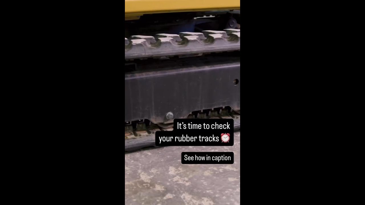 How to Maintain Cat&reg; Undercarriage Rubber Tracks