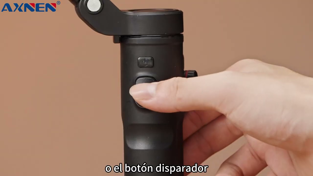 Demostración del funcionamiento del estabilizador de gimbal de tres ejes AXNEN M02