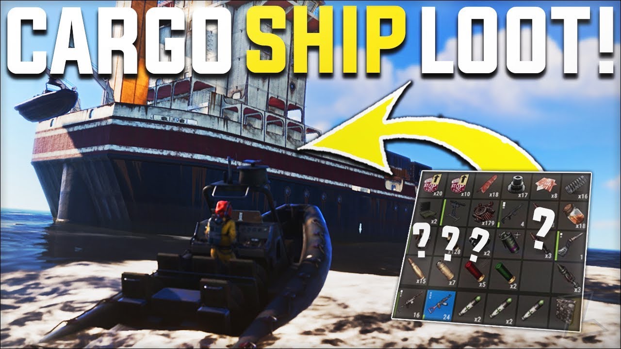 THE PERFECT START TAKING THE RUST CARGO SHIP LOOT RUN ON WIPE DAY - Rust Survival Gameplay | S20-E1