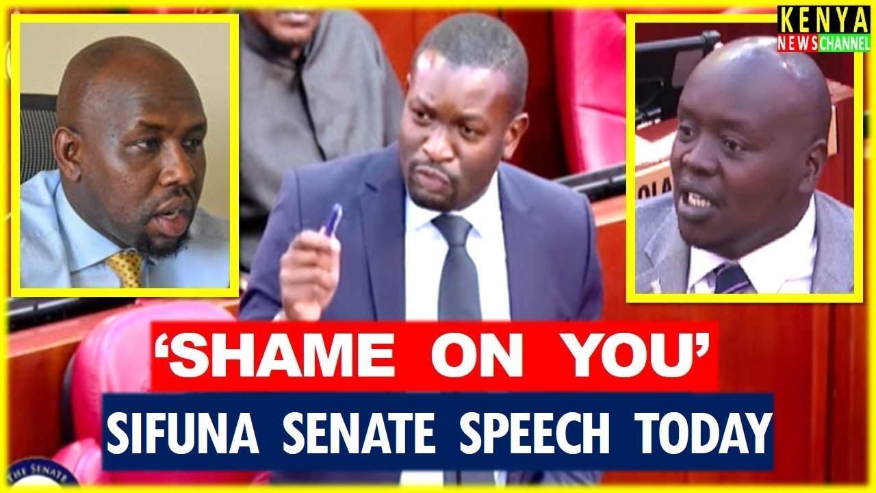 Sifuna BREATHES FIRE on Murkomen & Cherargei in Senate today ahead of Mega ODM Rally in Kakamega