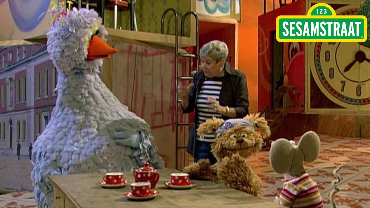 Slapen op vloerkleed - Pino, Tommie, Ieniemienie & Meneer Aart - Sesamstraat