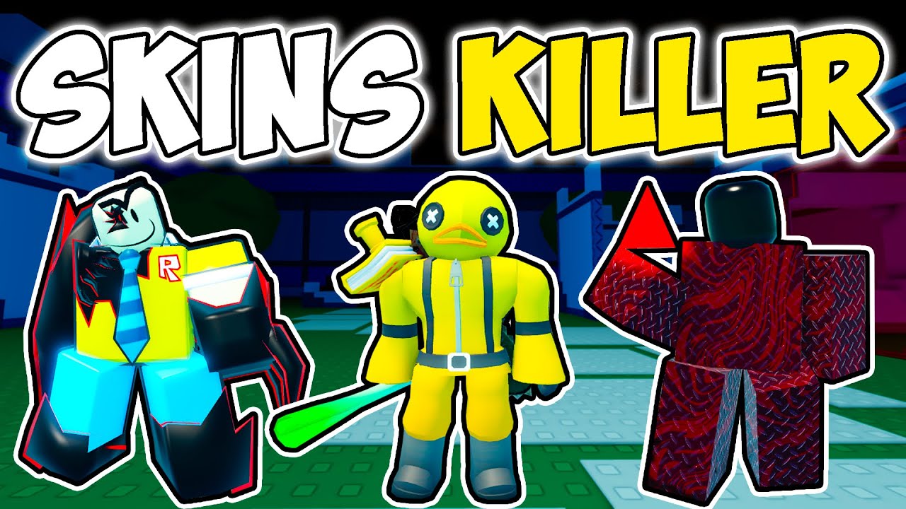 AS MELHORES SKINS BARATAS DE KILLER no FORSAKEN | ROBLOX