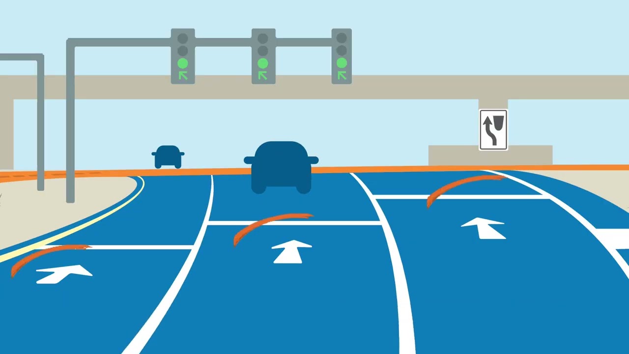 I-215/University Diverging Diamond Interchange Instructional Video