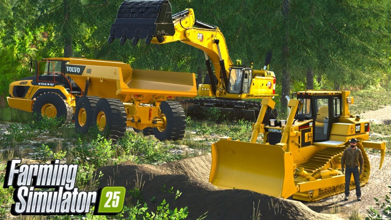 I Start A New Gold Cut On The Mine! | Farming Simulator 25