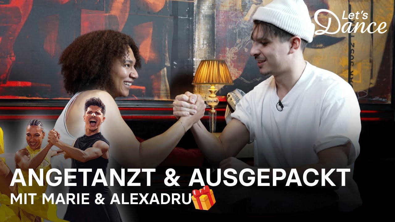 Angetanzt & Ausgepackt mit Marie & Alexandru 🎁&hearts;️ | Let's Dance 2025 💃