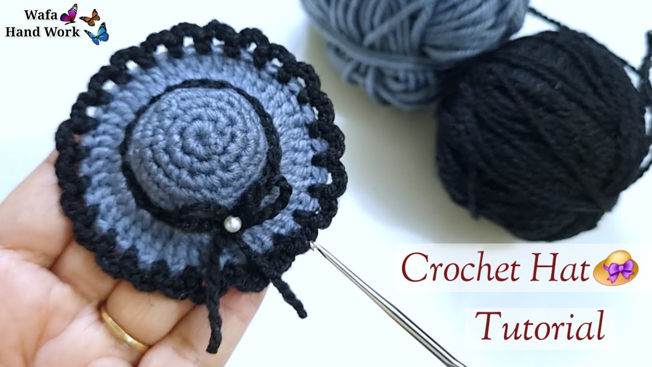 Crochet Small Hat Tutorial 👒 for keychain |Crochet Mini Hat making | Qureshia se Topi kaise banaye