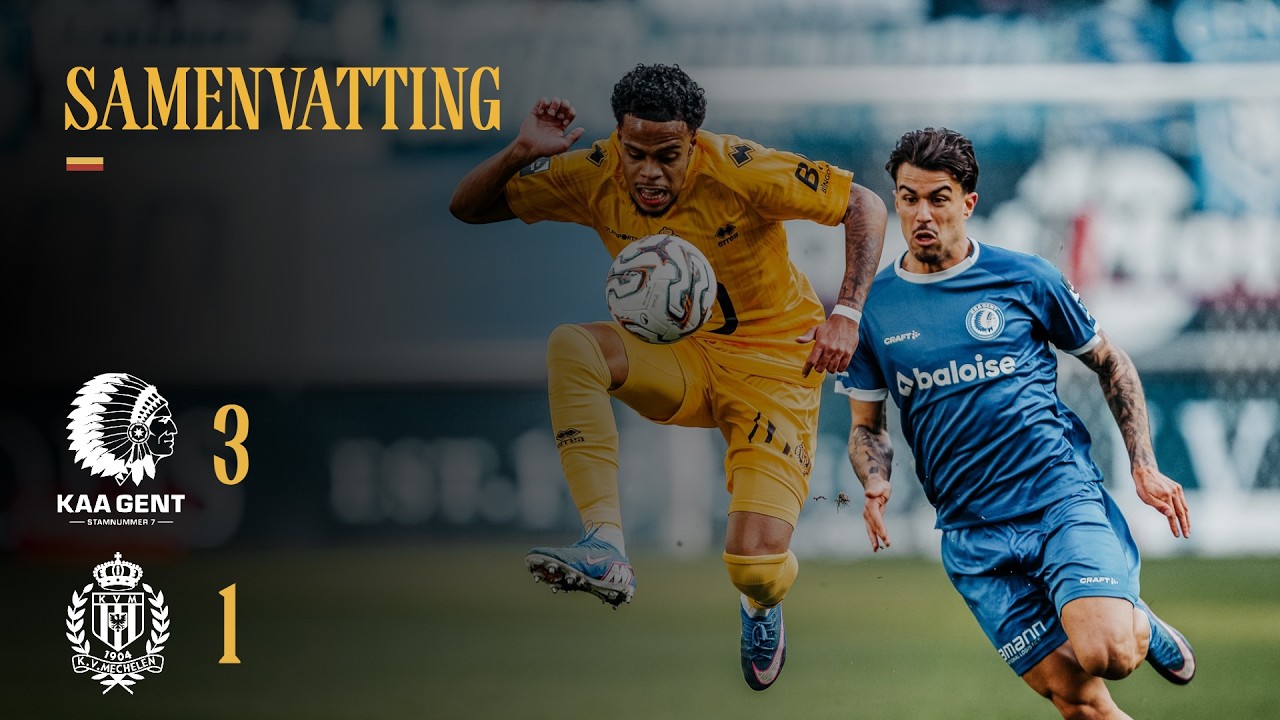KAA Gent vs. KV Mechelen - Game Highlights