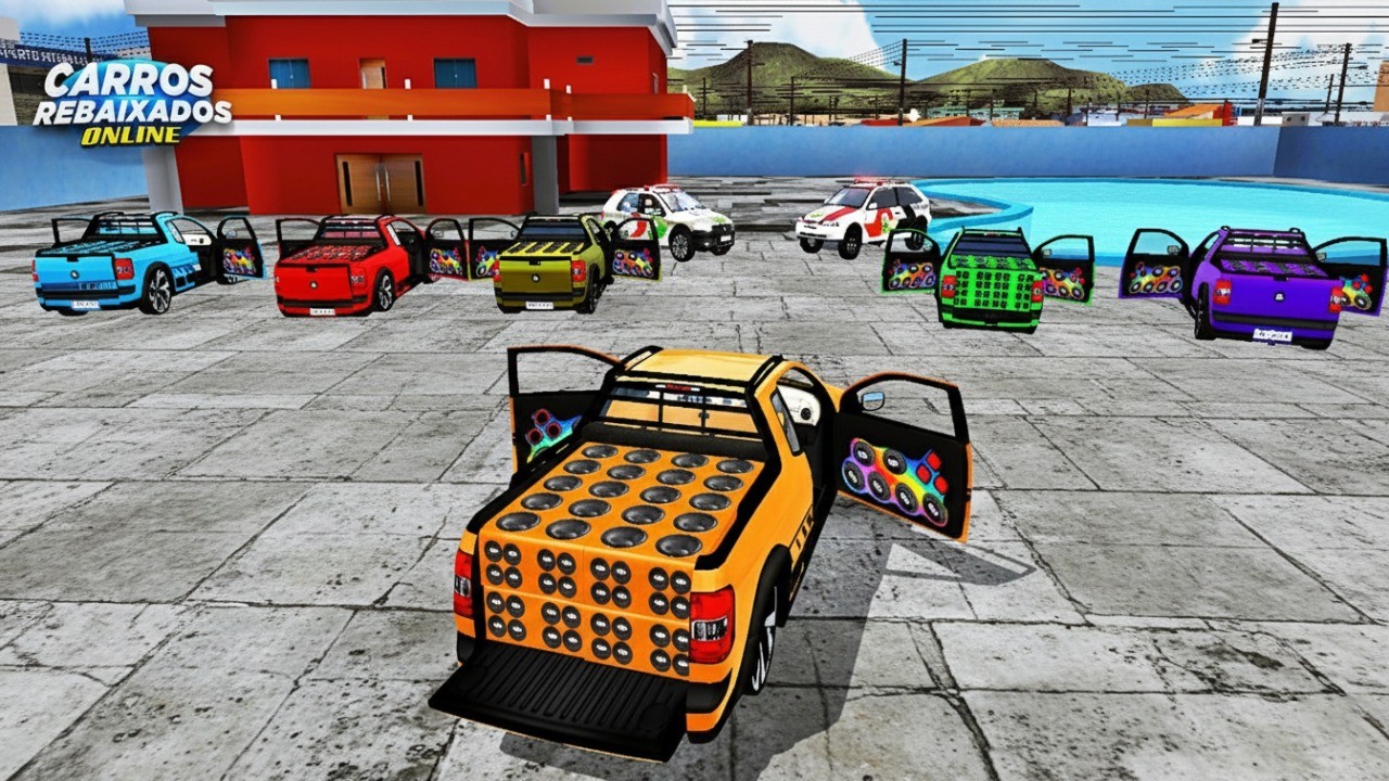 CARROS REBAIXADOS BRASIL | INVADI A CASA DO VIZINHO COM AS SAVEIRO G5 DEBOXE E DEU POLÍCIA !
