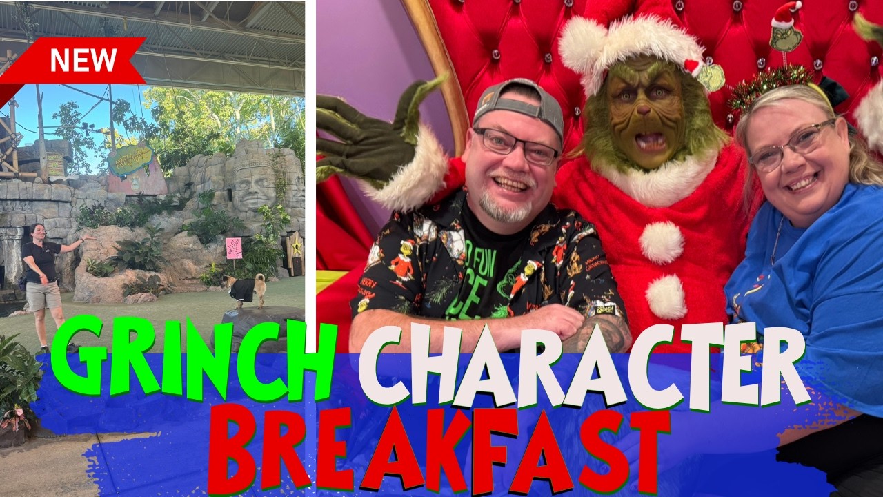 UNIVERSAL STUDIOS ORLANDO Boxing Day 2025 | GRINCH character breakfast - is it better than Disney?