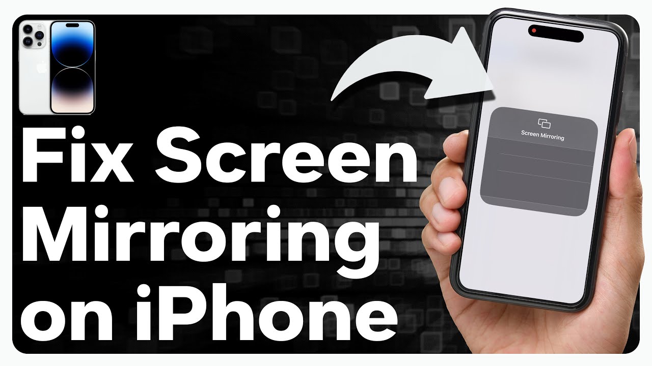 How To Fix Screen Mirroring On iPhone
