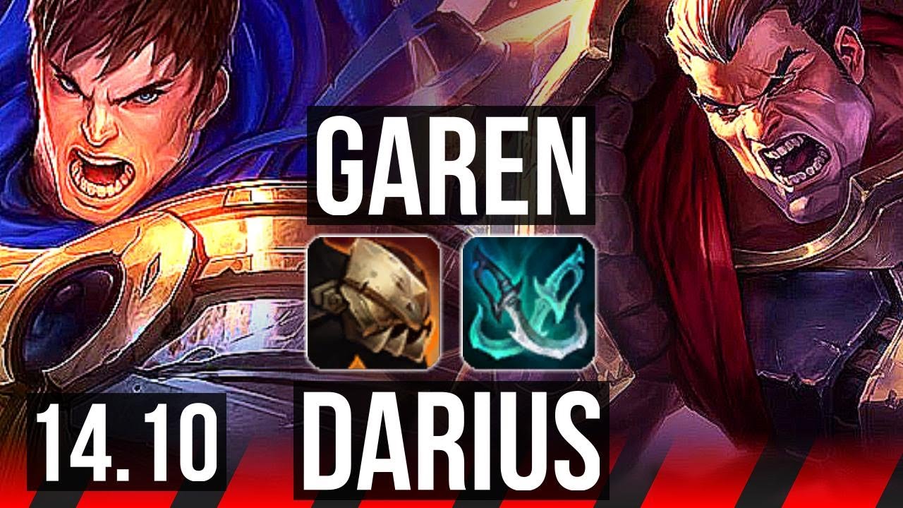 GAREN vs DARIUS (TOP) | 9/3/7 | EUW Master | 14.10
