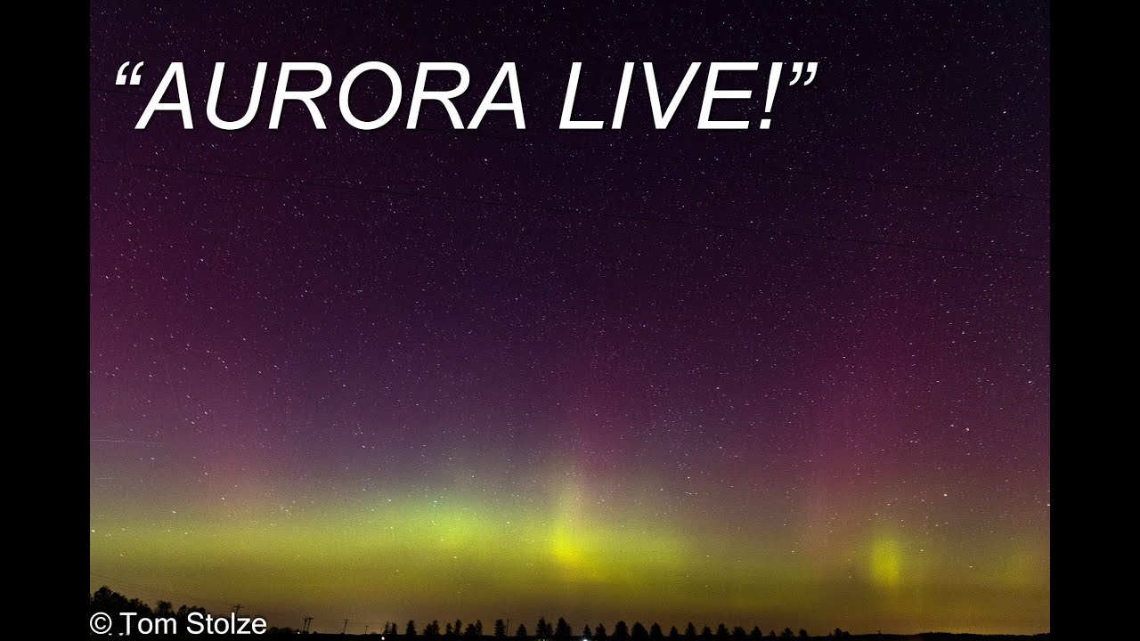 🔴LIVE: Northern Lights / Aurora Tonight – St. Louis Area (Missouri Sky Cam)