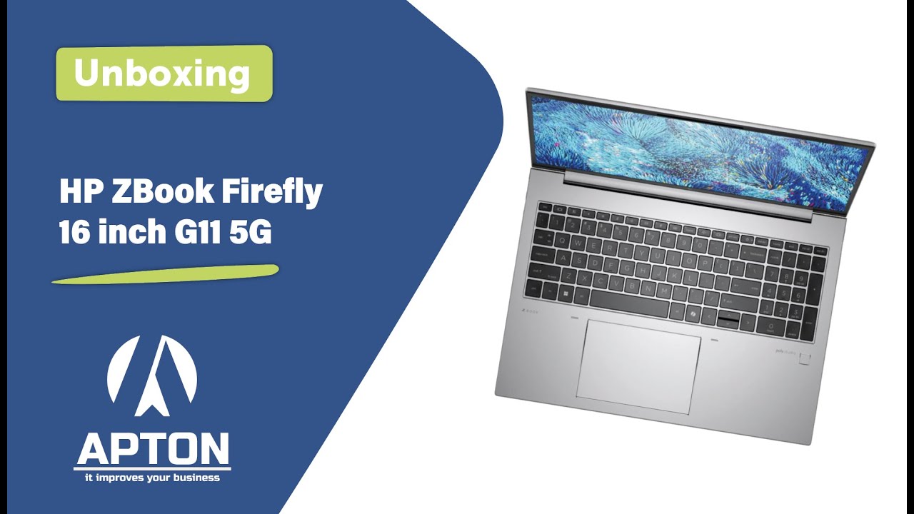 Unboxing  ZBook Firefly 16 inch G11