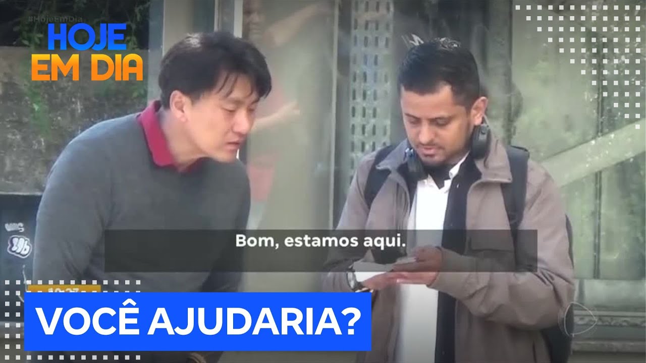 E Se Fosse Você? Veja como as pessoas reagem quando um estrangeiro pede ajuda na rua