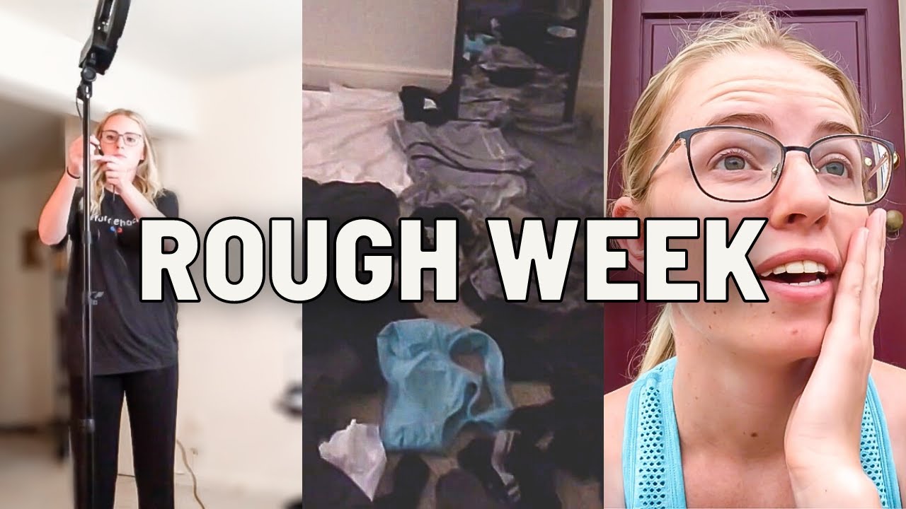 rough week // feeling lost and alone, creating content, funny laundry story