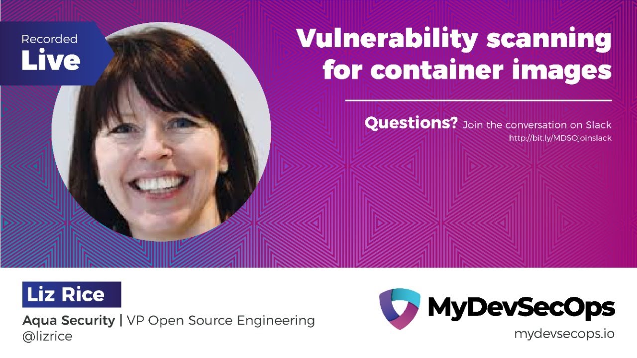 Vulnerability scanning for container images