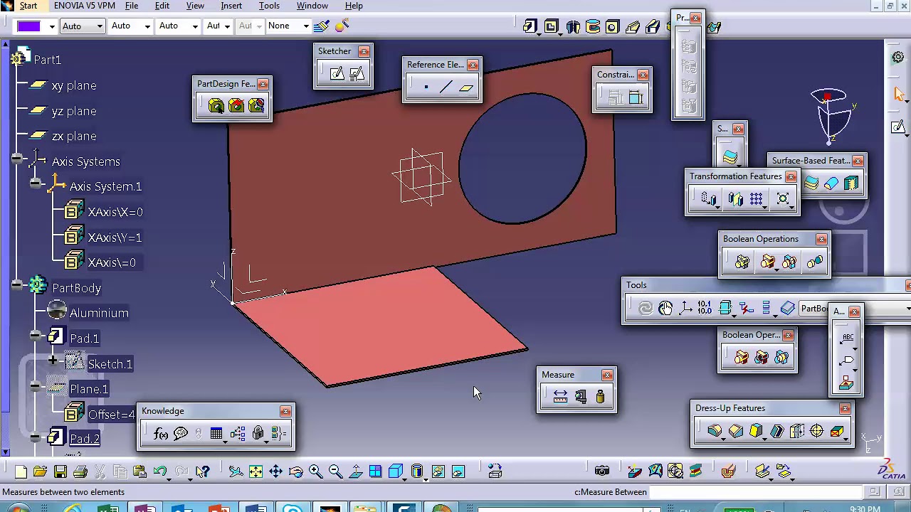 CAD, Measure Inertia Icon, Catia v5, Nader G Zamani
