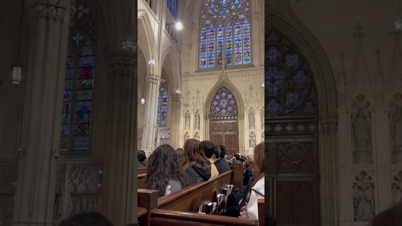 Sunday Mass at St. Patrick’s Cathedral NY City