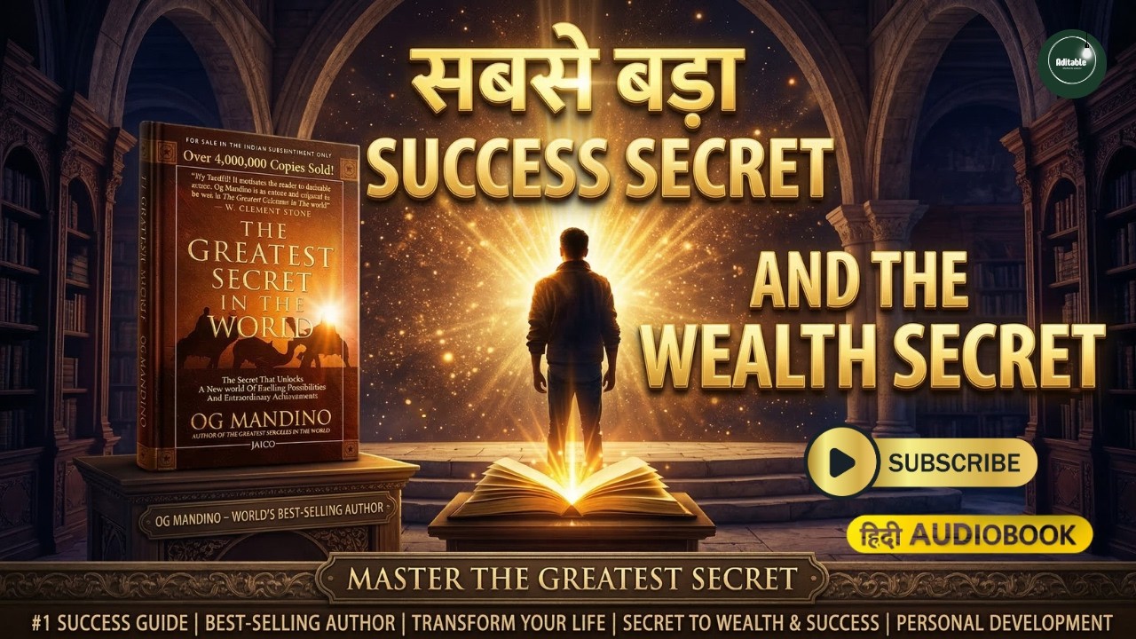 The Greatest Secret in the World Audiobook Hindi | जीवन बदलने वाला रहस्य