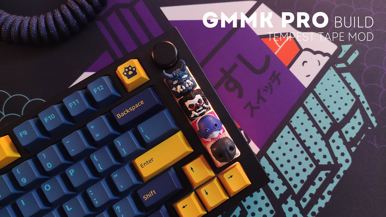 I Put Masking Tape Under My PCB | MY GMMK PRO BUILD + Tempest Tape Mod