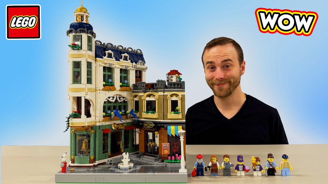 Обзор модульного здания LEGO Shopping Street