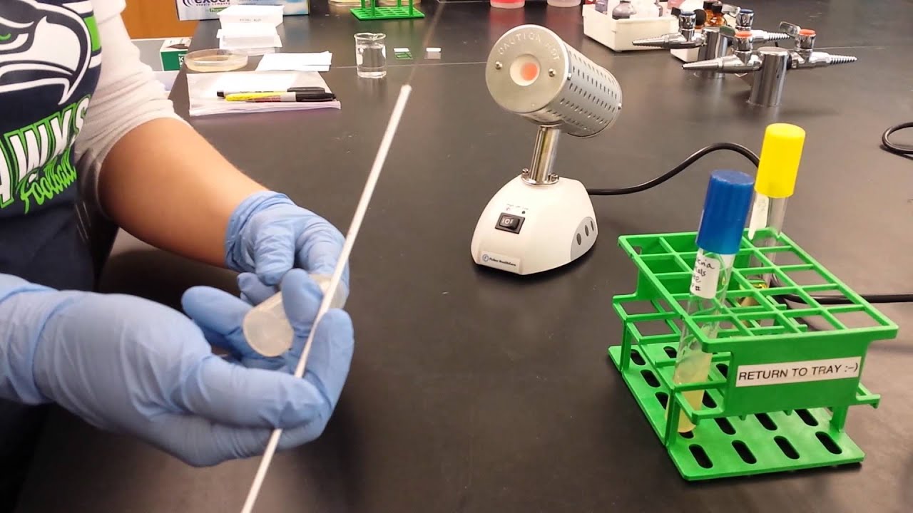 Aseptic Transfer Using A Bacti-Loop