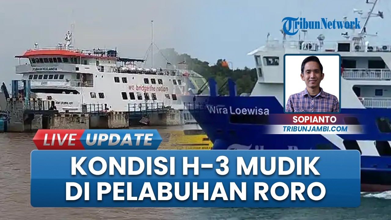 H-3 Lebaran, Pelabuhan Roro Kuala Tungkal Diserbu Pemudik, 1.007 Penumpang Tercatat