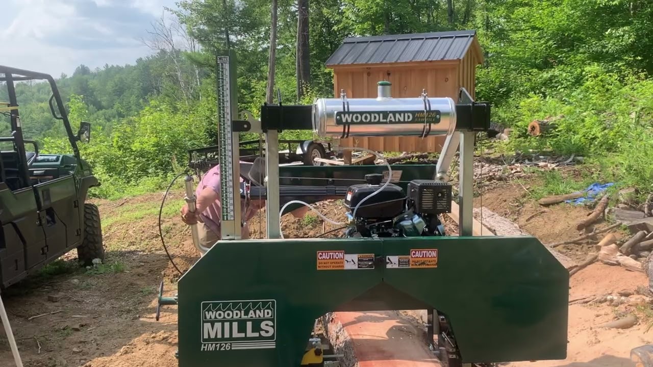 Getting familiar with the 14 HP Woodland Mills HM126 with 16 foot track