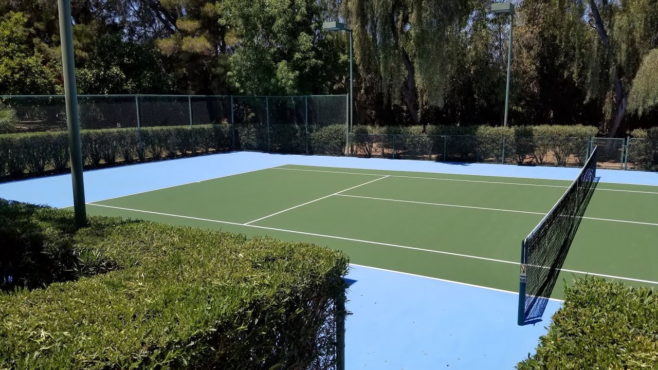 Tennis Court Construction Time Lapse