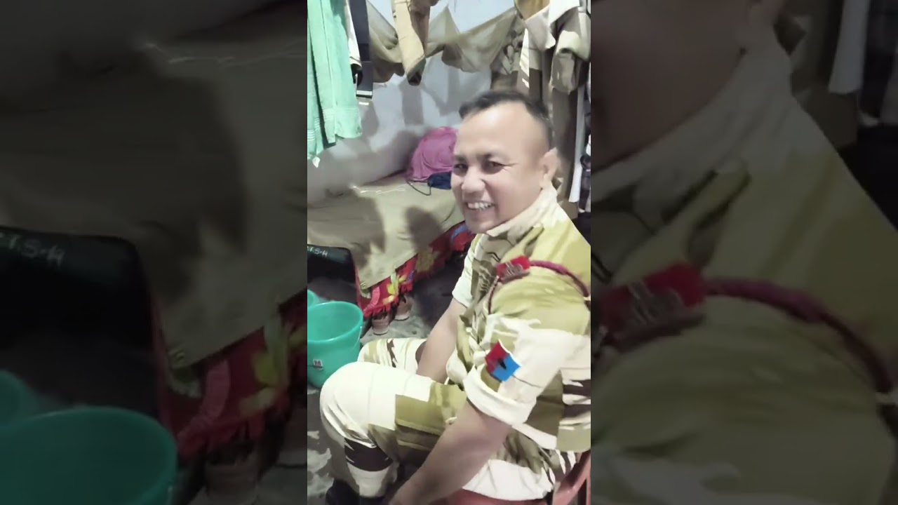 Getting ready for class after coming from night duty...