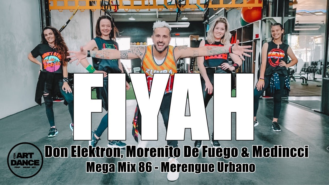 FIYAH - Mega Mix 86 - Merengue Urbano - Zumba  l Coreografia Oficial l Cia Art Dance