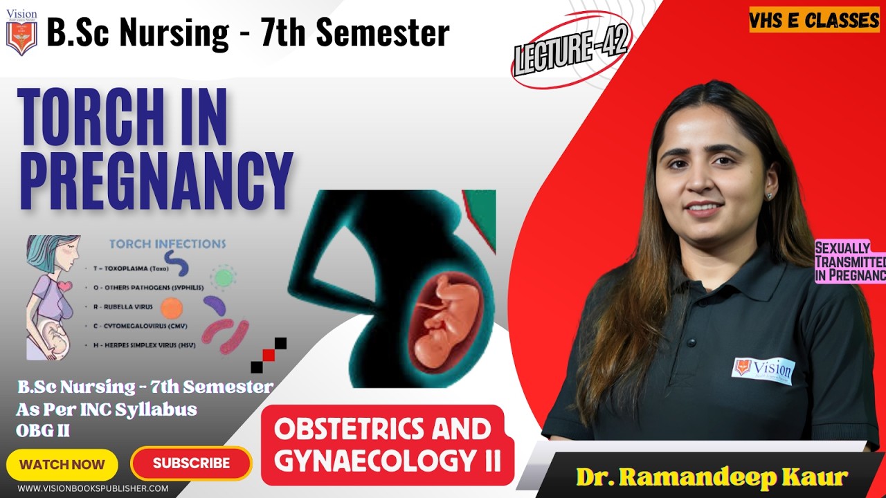 TORCH IN PREGNANCY  | Lec 42 | BSc Nursing 7th Semester | Dr. Ramandeep Kaur