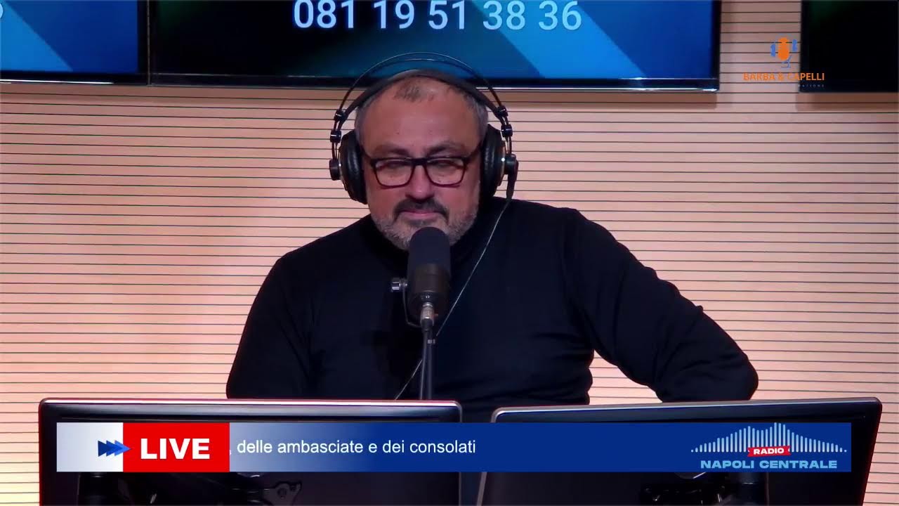 Barba&Capelli, Radio Napoli Centrale e TV Luna con Corrado Gabriele 06/03