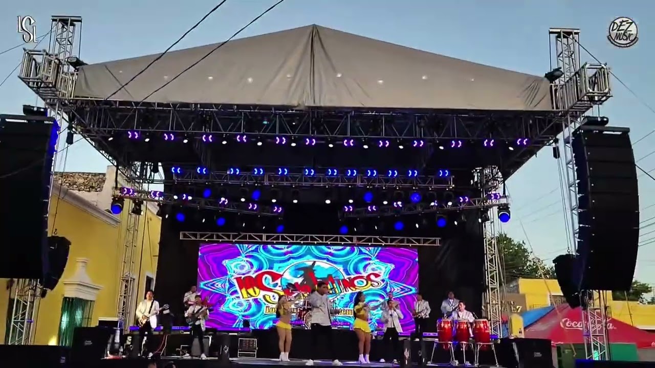 Los Siete Latinos - Que Mueva, Que Mueva hasta el amanecer en Tekit, Yucatán (En Vivo)