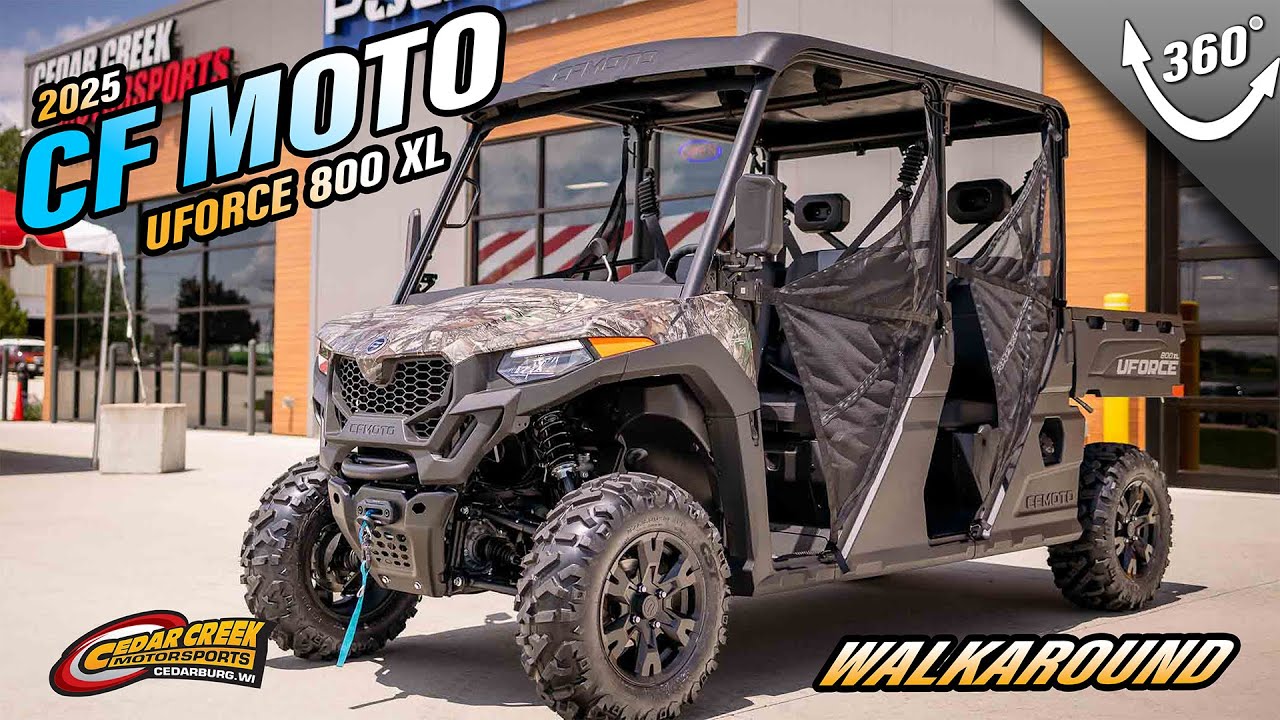 Walkaround | 2025 CFMOTO UFORCE 800 XL Camo