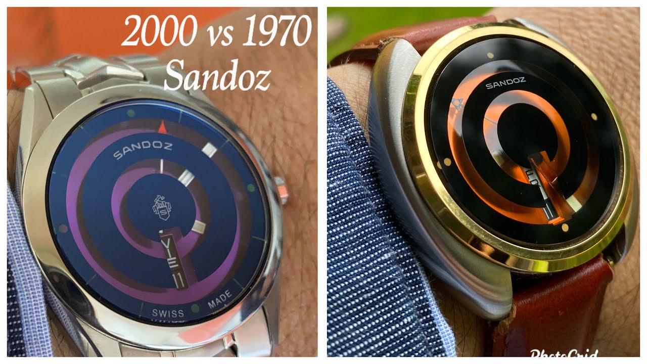 Reloj Sandoz Mystery de 1970 vs 2000 Reedición - Únicos - Inspired by Pop Art